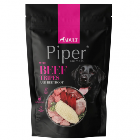 Пауч за кучета Piper Adult Dog с говеждо шкембе и цвекло, 500 г